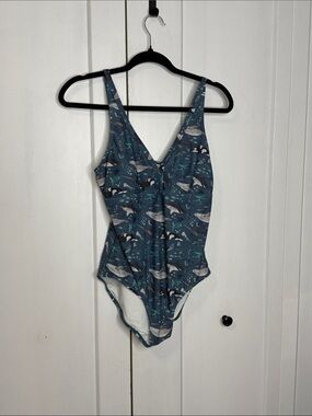 Current Tyed Finne one piece swim suit medium